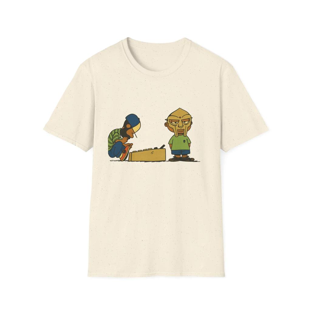 2025Summer J Dilla MF Doom T-Shirt: Vintage Hip Hop Cartoon Graphic Tee Breathable Adults Children's Casual Short-sleeved Shirts