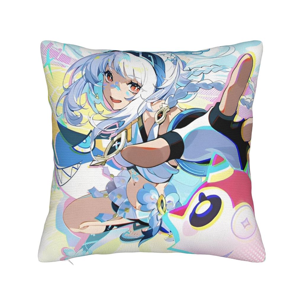 Genshin Impact Game Pillow Covers Stuff Printing Cushion Cover Gift  Pillow Case Cover Sofa Multiple Sizes