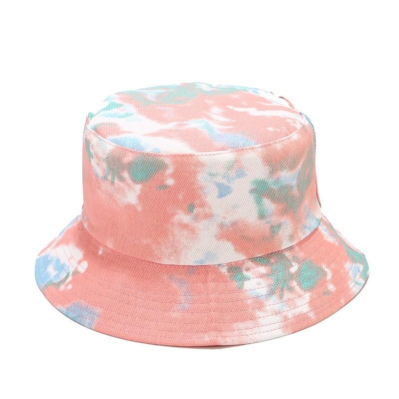 Dyeing Cotton Fisherman Hat With Wide Brim For Summer Outdoor Sun Protection