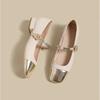 Xiaoxiangfeng Mary Jane Shoes Girl 2025 New Popular Spring and Autumn Flat-bottomed Fairy Shoes French Evening Gentle Single Shoes