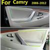 4Pcs/SET Microfiber Leather Car Door Armrest Panel Protective Cover For Toyota Camry 2006-2012 with Mount Fittings