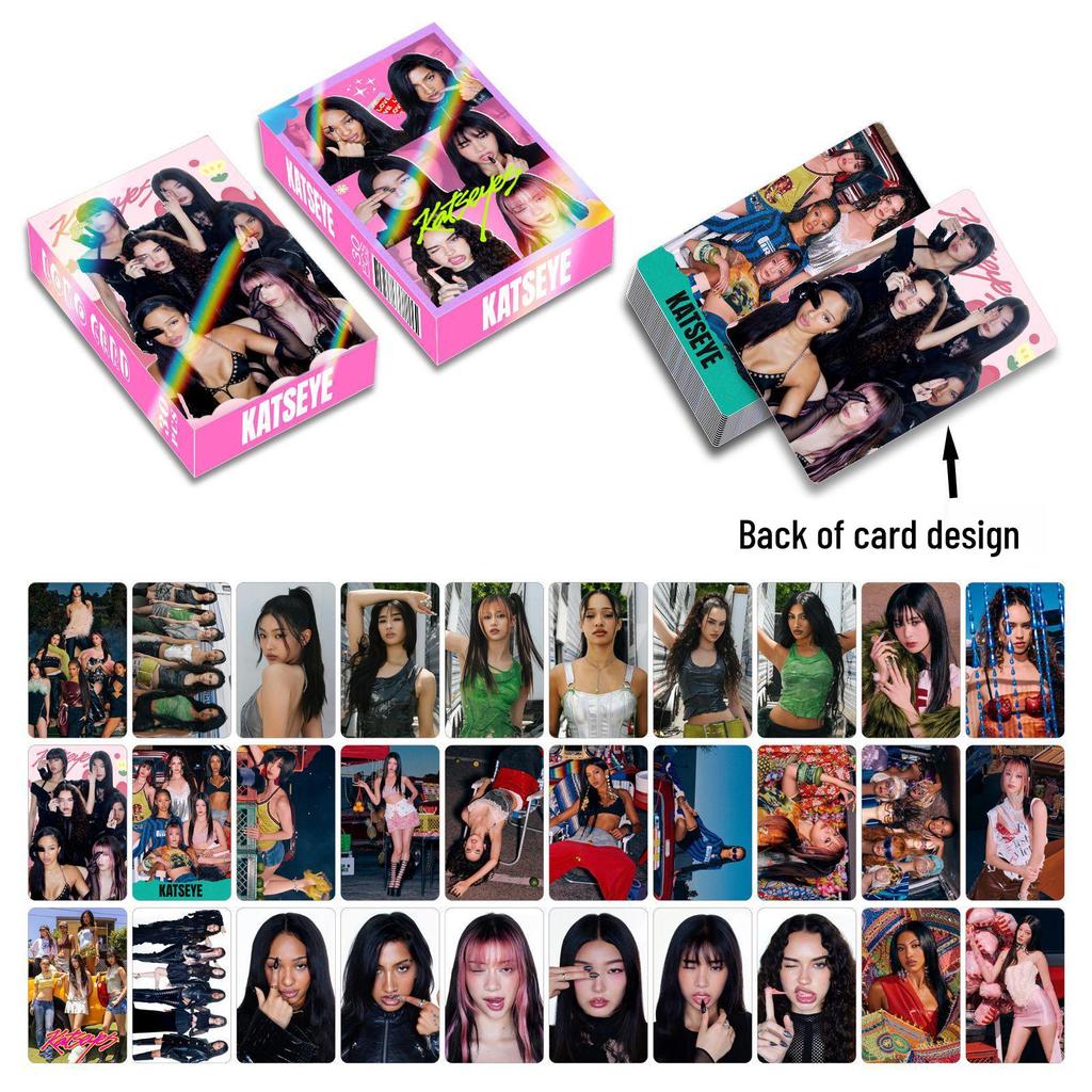 KATSEYE 'Beautiful Chaos' Comeback LOMO Cards - 30 Double-Sided Sheets