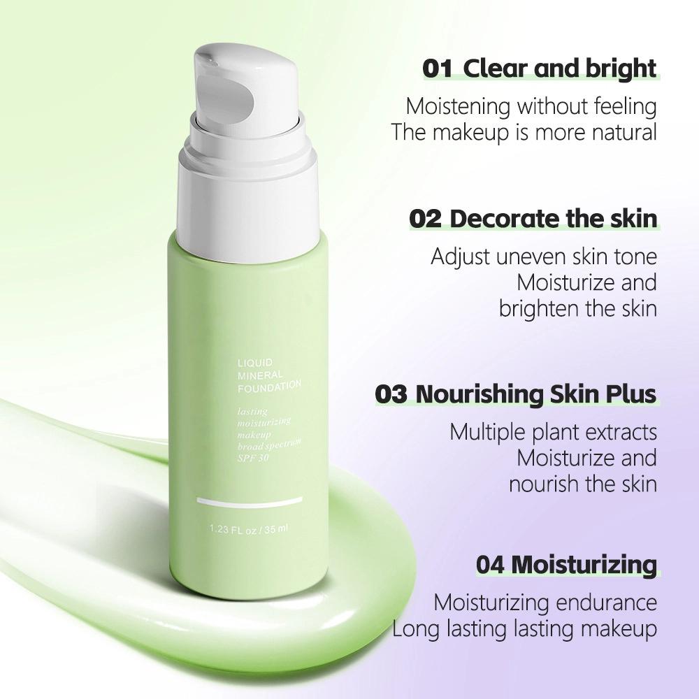 

Прозрачный и Изолированный Обычный Крем Макияж Два-в-Одном Green-2