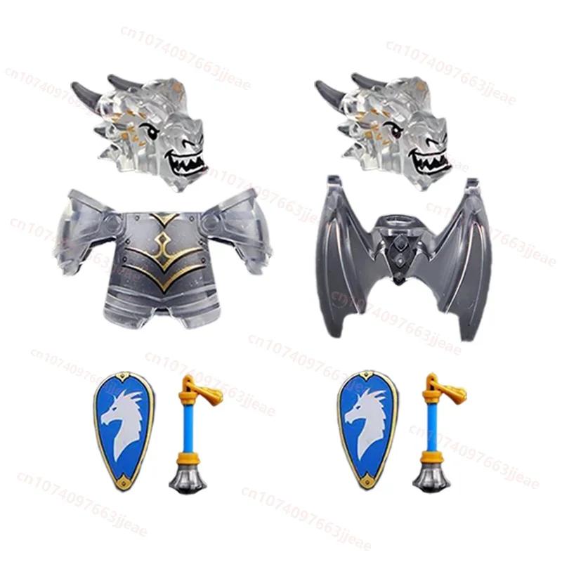 048 047 Undead Dragon Knight Bricks Anime Dragon Knights Building Blocks DIY Action Figure Collection Model Decor Doll Toy Gift