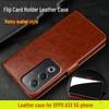 OPPO A3X 5G Flip Case: Crazy Horse Pattern, Crystal Material, Men's Leather Compatible with iPhone 16 Pro