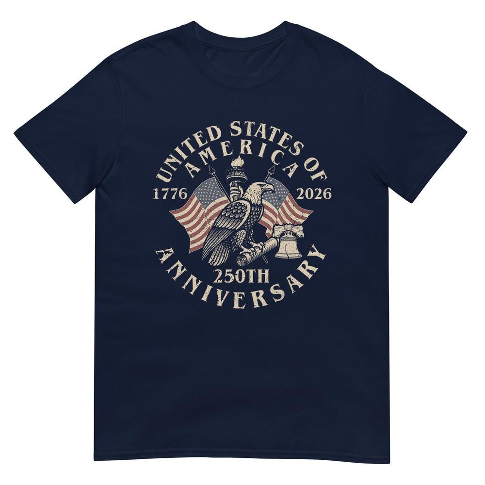 Vintage Usa 250th Anniversary 17762026 Patriotic Tshirt S