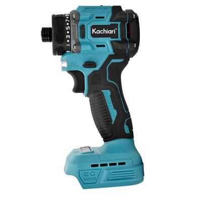 Chave de fenda recarregável Kachiari 18 V Passos Ajuste de torque Ajuste de velocidade Função de comutação Furadeira elétrica com motor sem escova para parafuso