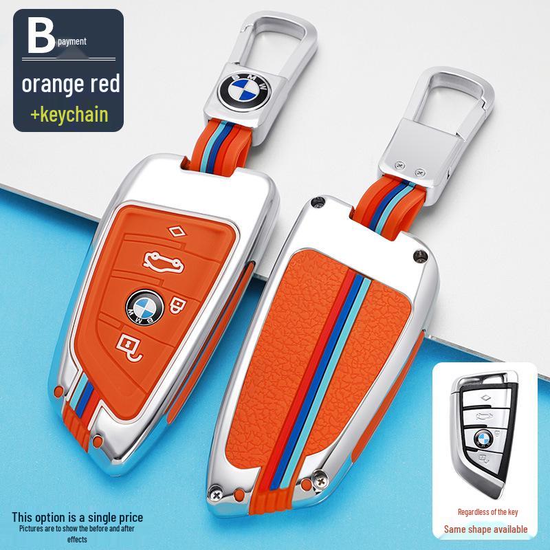 

Совместимый чехол для ключа для BMW 2021: 3, 5, 7 Серии, X1, X3, X4, X5, X7, 525Li и модели ix