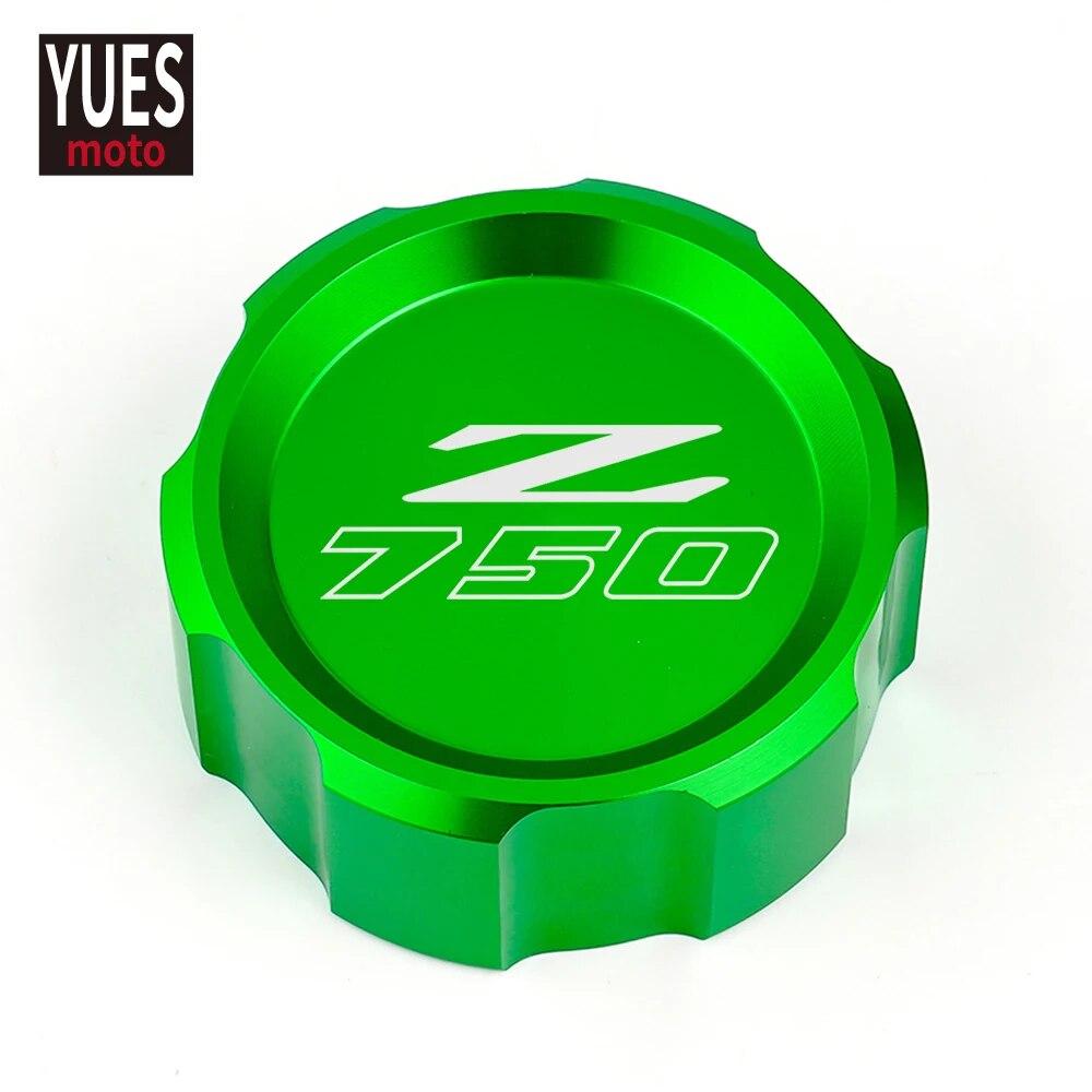 Moto Accessories CNC Rear Brake Fluid Cylinder Master Reservoir Cover Cap For KAWASAKI Z750 Z 750 2007 2008 2009 2010 2011 2012
