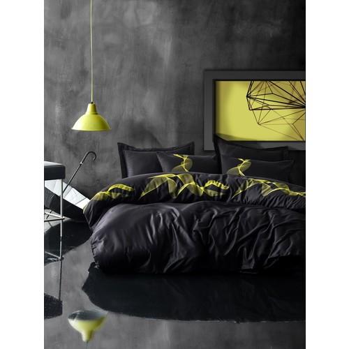 

Хлопковая коробка с двойным хлопковым сатиновым пододеяльником Energy Yellow