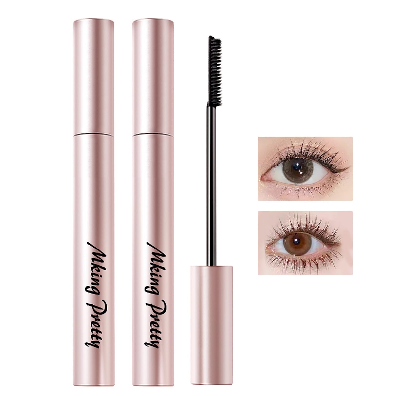 

LIANGNISHI Подкручивающая тушь для ресниц для цветущих девушек Водостойкая и длинная и подкручивающая коричневая [Популярная] устойчивая к поту, густая, стойкая, не размазывается