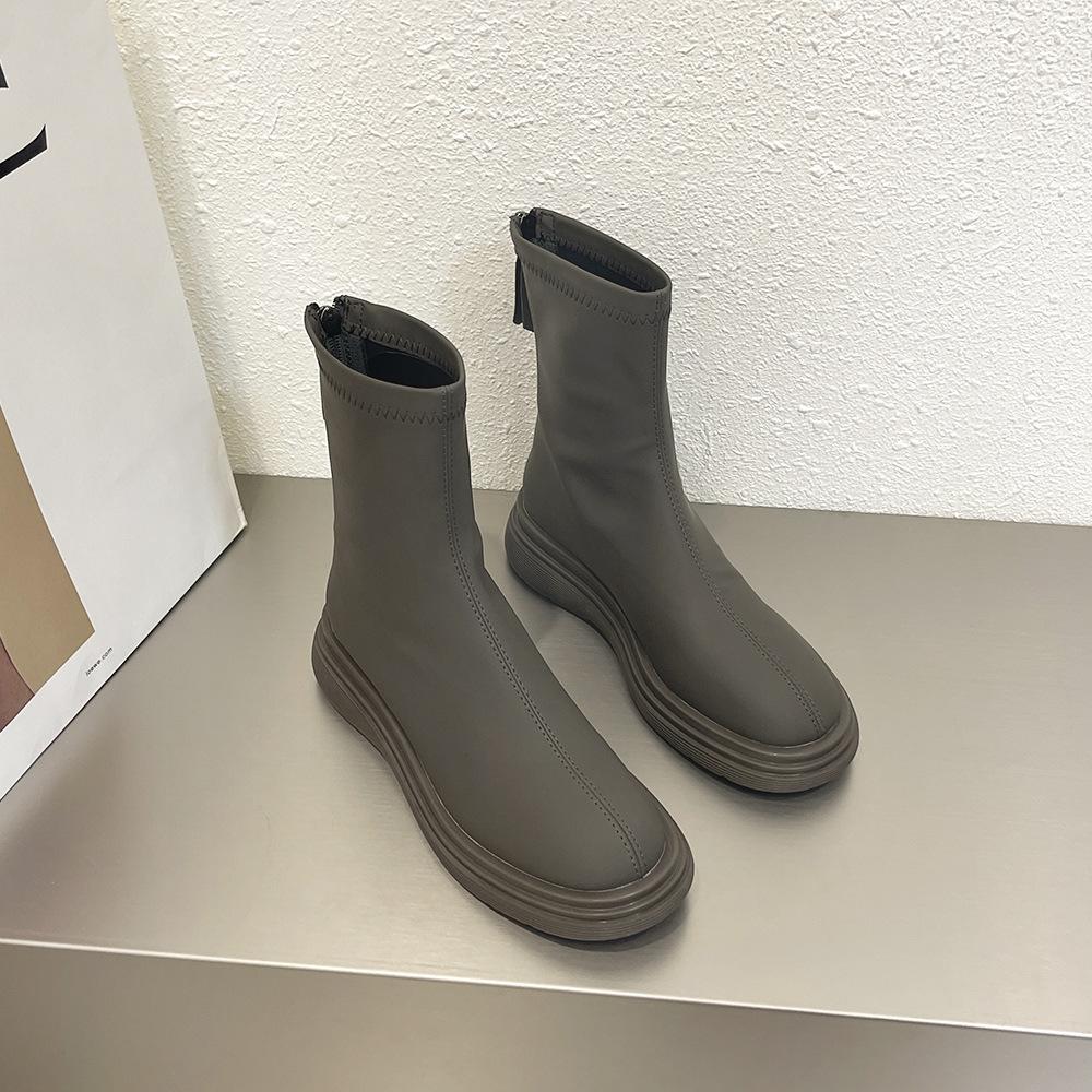 Cizme Cizme de damă Cizme de cavaler Toamnă/Iarnă Cizme Chelsea Cizme Cizme lungi Lână cu talpă groasă Cizme Martin Cizme înalte