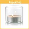 Elegant Transparent Glass Candle Holder Romantic Aromatherapy Cup For Home Dcor
