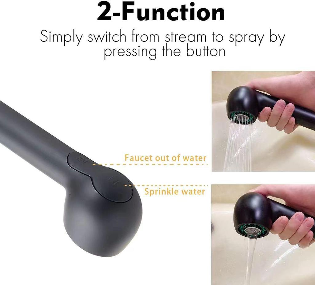 Pull-Out Kitchen Sink Faucet Spray Head - Small Shower Head Version