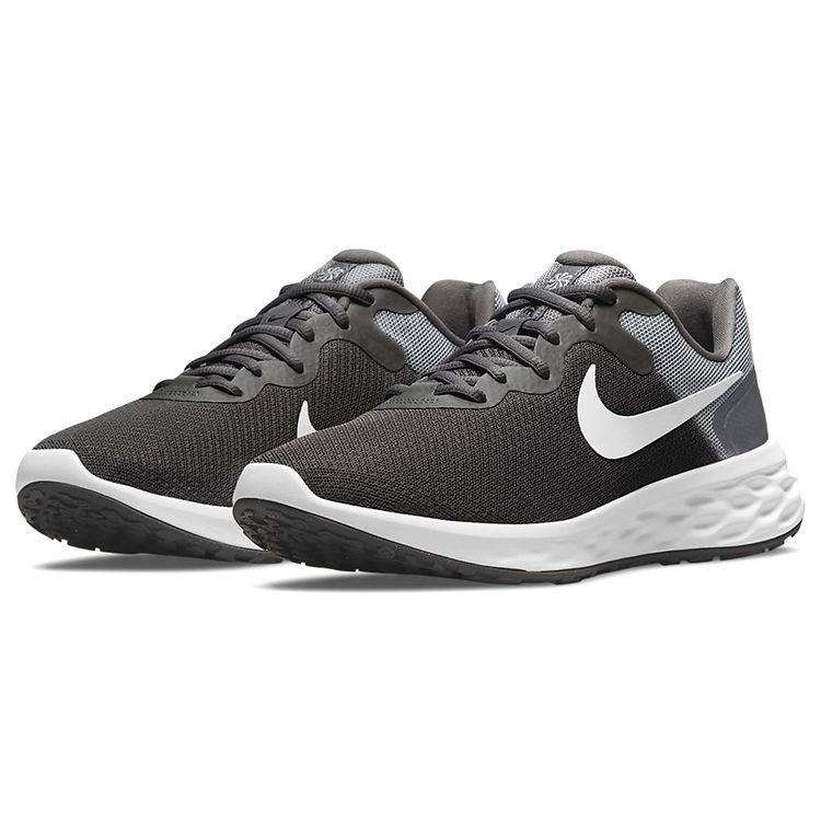 Nike Revolution 6 Eisengrau Herren-Sneakers Rauchgrau Schwarz Weiß DC3728-004