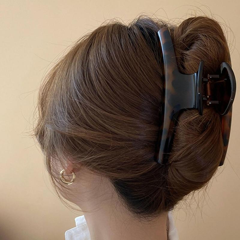 Haarklammer Flache Klammer Thema Haarklammer Elegant Breite Haarspange Haarspangen Starker Halt Haarnadel für Mädchen