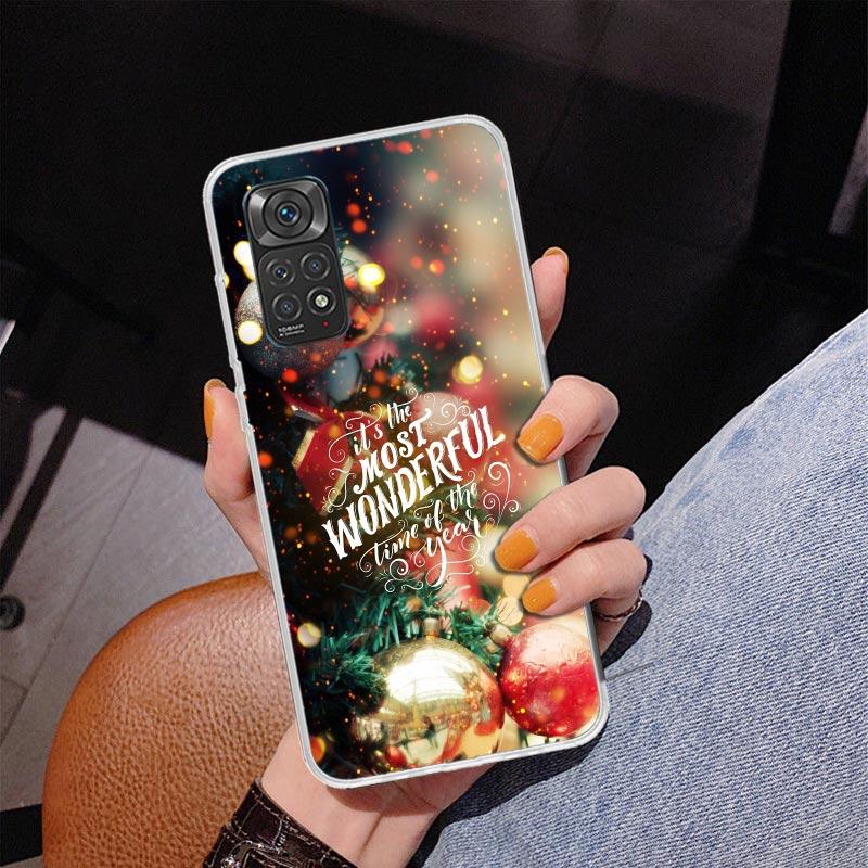 Merry Christmas Tree Snow Phone Case For Xiaomi Redmi Note 15 14 13 12S 12 11 Pro Plus 14S 11S 11E 10 10S 11T 5G Personalized Co