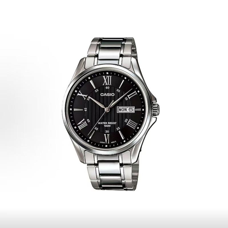 CASIO Customized watch modified series fashion trend watch life waterproof MTP-1384D-1A modified-Dark Zhou Feng ring Qua MTP -1384D-1A чёрный