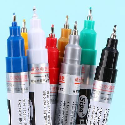1 ks Kovový popisovač 8 barev na výběr 0,7 mm Extra Fine Point Paint Marker Netoxické Permanentní fixační pero DIY Art Marker