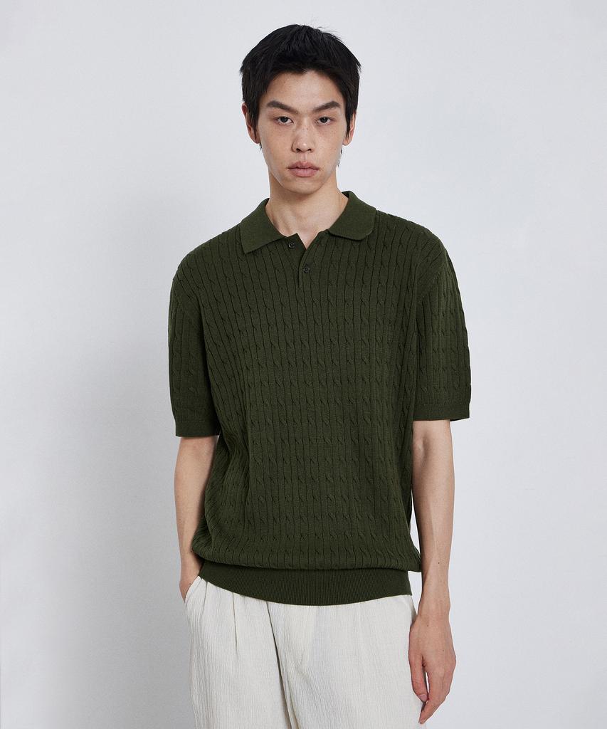 KIIMUIR (Collar Or Round) Cable Half Knit 2 Types (Type A)