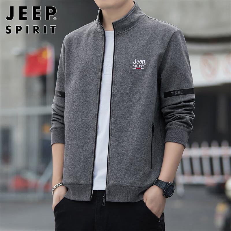 JEEP SPIRIT Men's Casual Autumn/Winter Jacket Hoodie