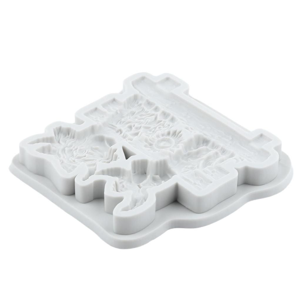 Yak Kuh Silikonformen Schottisches Hochlandrind Fondantform Kuchen Dekorationswerkzeuge Cupcake Topper Schokolade Süßigkeiten Basteln Gum Paste Polymer Clay