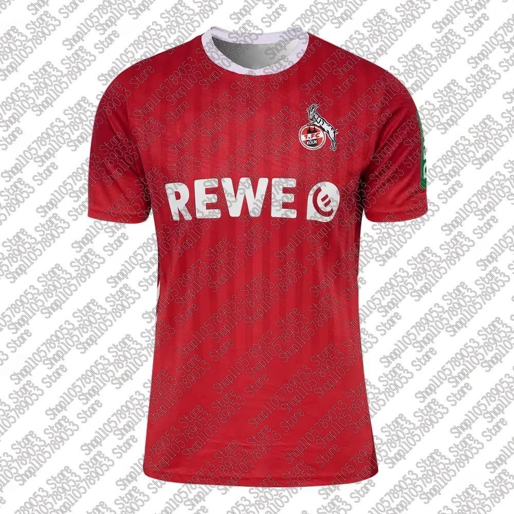 Ademend Trainingsshirt met Korte Mouwen FC Köln Home Print Voor Volwassenen En Kinderen