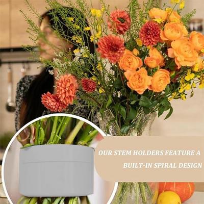 Spiral Ikebana Kök Tutucu Çiçek Aranjmanı Tutucu Çok Yönlü Tasarım Sağlam Güvenilir Yeniden Kullanılabilir Çiçek Buketi Twister