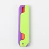 3D Gravity Straight Comb Small Radish Knife Comb Cute Stress Relief Fidget Toys Travel Out Portable Cute Model Butterfly Comb