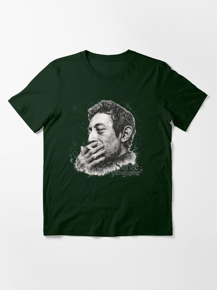 Jane Birkin Serge Gainsbourg Monochrome Portrait Essential T-Shirt