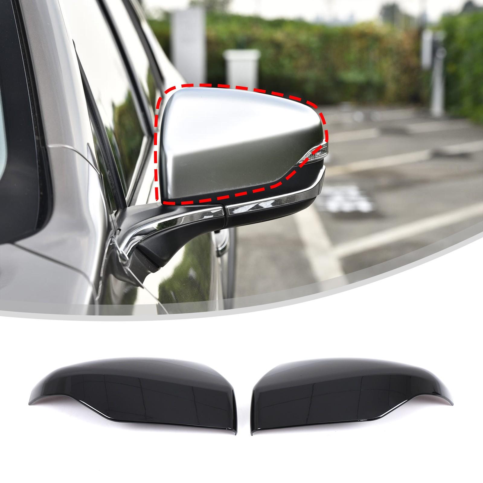 Piano Black ABS Outer Rearview Mirror Cover Trim For Subaru Outback -2024