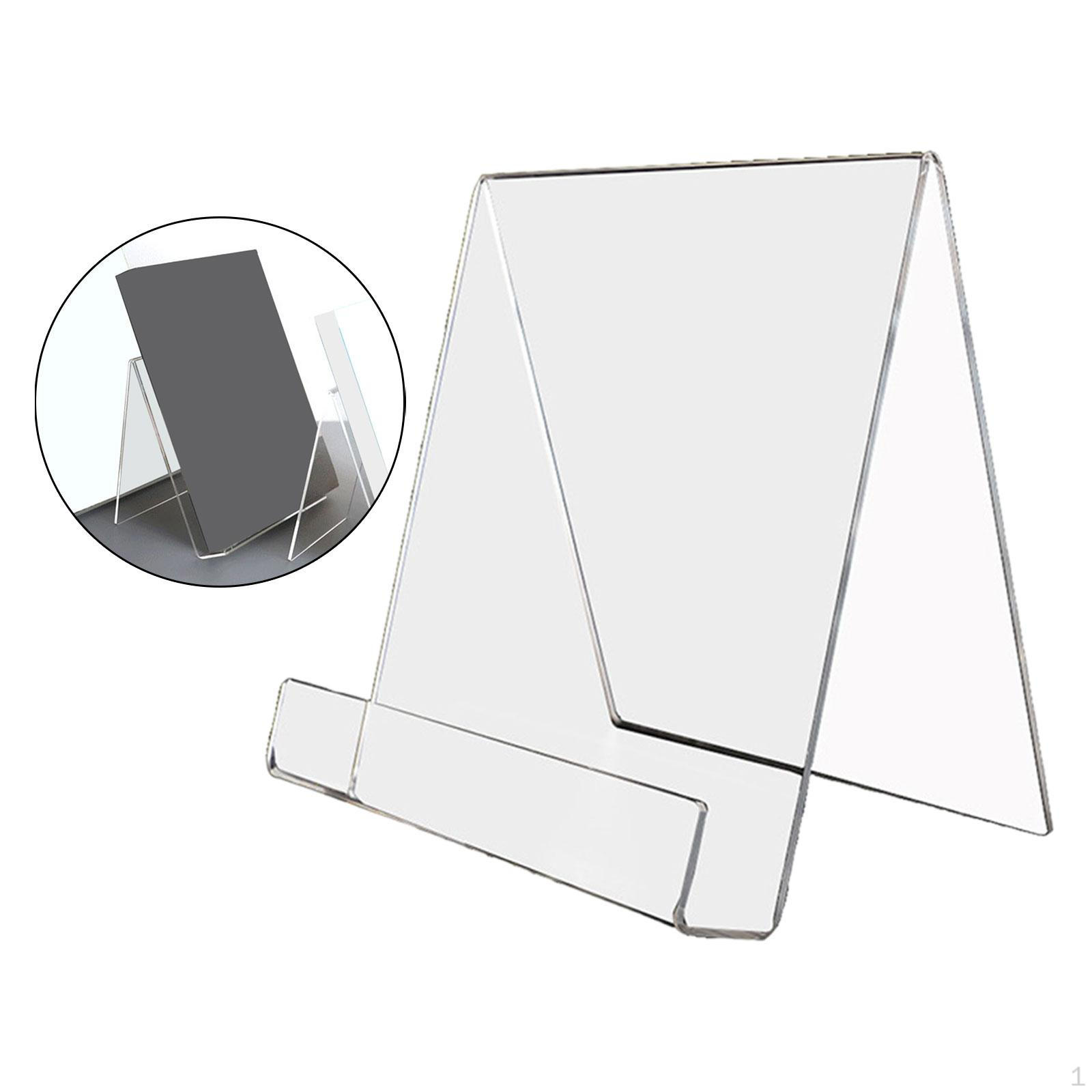 

Акриловая книжная подставка, держатель для поваренной книги, подставка для книг, стойка для демонстрации рецептов для телефонов, вывесок, брошюр A5