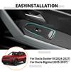 Car Window Lifting Panel Carbon Fiber Style For 2024 2025 2026 Dacia Duster 3 Dacia Bigster 2025 2026 Interior Trim Sticker