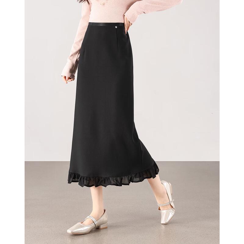 Gonna Midi A-line a Vita Alta da Donna TERRE BLEUE