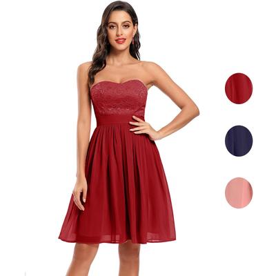 Vrouwen Sexy Wikkeljurk Off Shoulder Boothals Chiffon Midi Prom Jurken Avondfeest Cocktail Bruiloft Gast Gelegenheid Outfit
