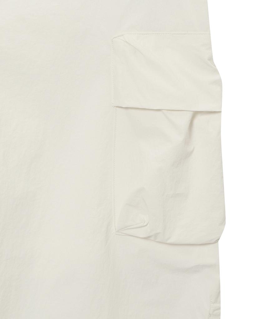 Syupeodeulai Women'S Nylon Pocket Skirt Off-White Sdflkcq42Owh