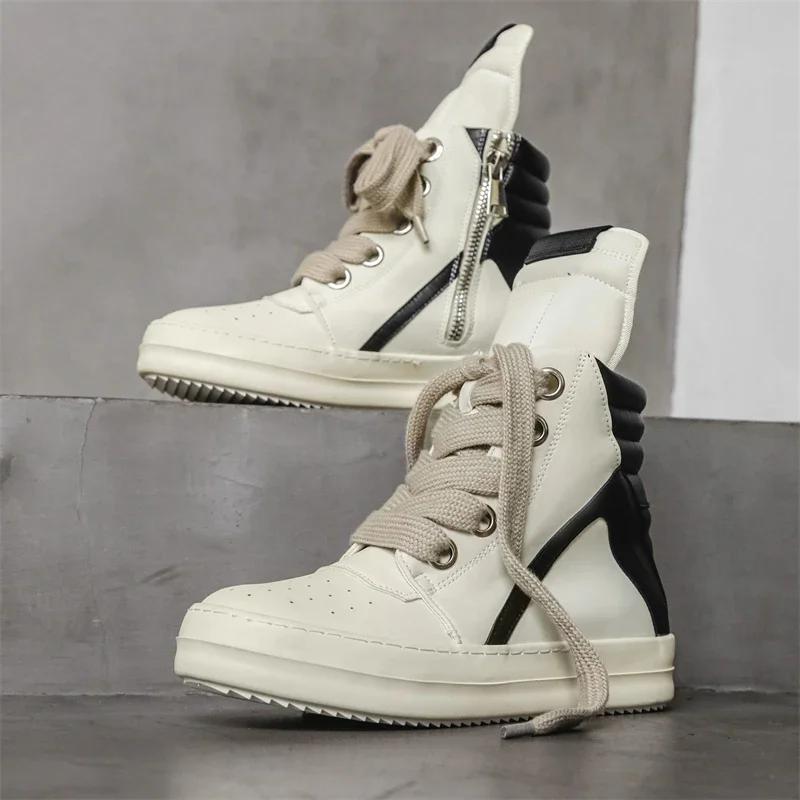 2025 Winter Street Style Men's Fashion Boots Height Increasing Light Adult Women's Sports Casual Shoes Sneakers