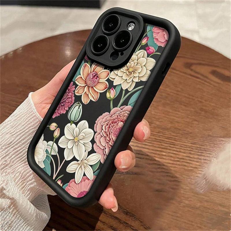 Floral Summer Thickened Anti-Fall Phone Case For Xiaomi Redmi Note 13 12 11 10 9 Pro Plus 11s 13C 12C Redmi 13 4G Cover Shell