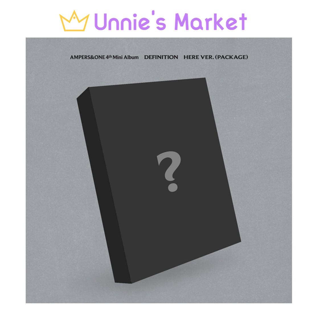 [Pre-order] AMPERS&ONE [DEFINITION] HERE Ver. / 4th Mini Album + free gift 1EA