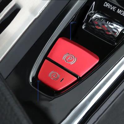 Para volvo XC60 XC90 S90 V90 V60 S60 Botão de partida freio de estacionamento adesivo decoração suprimentos