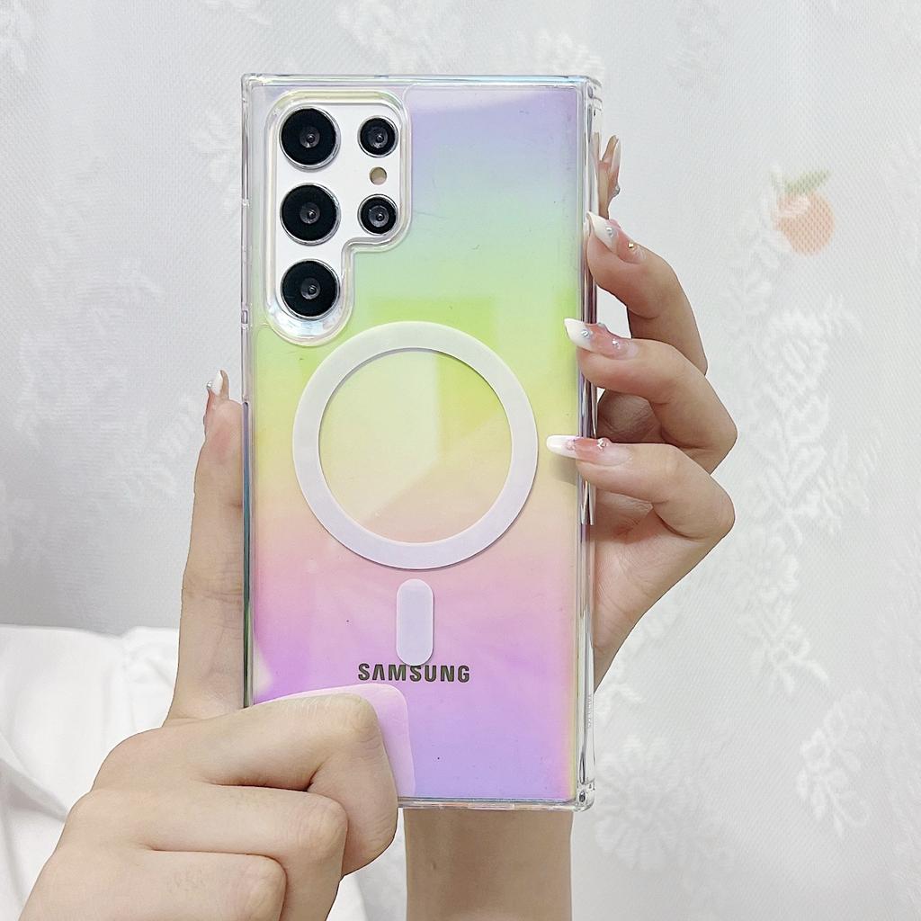 S11 Colorful Magnetic Mobile Phone Case Samsung S11ULTRA Magnetic S11 Transparent S11PLUS Trend S11FE