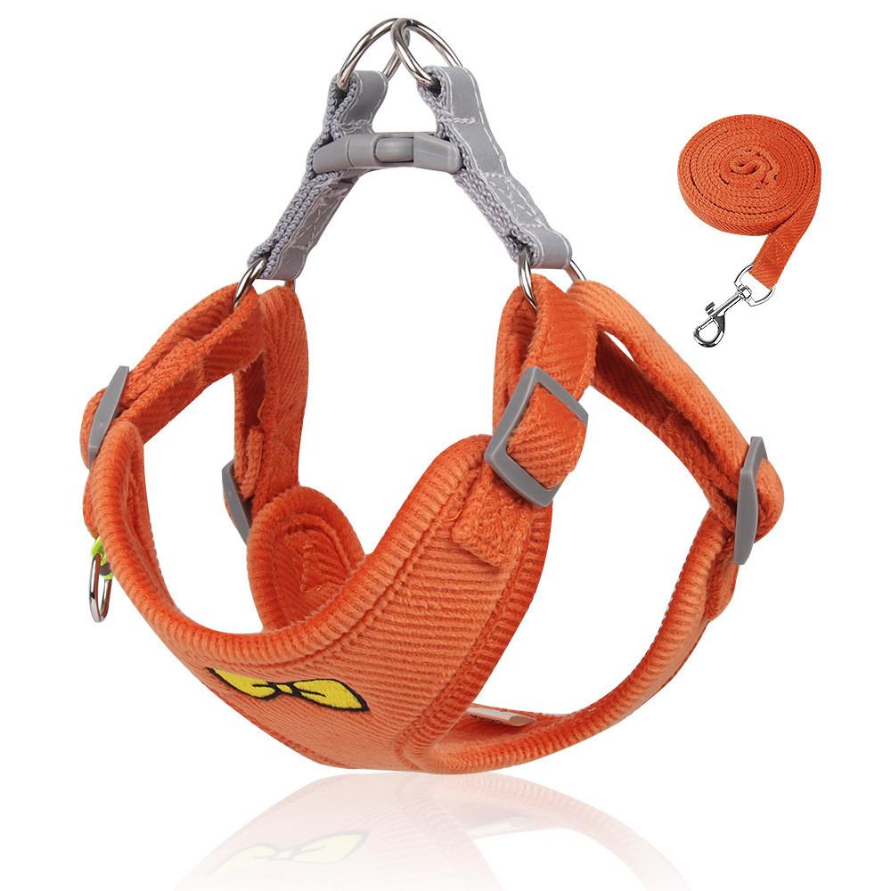 Reflective Dog- With Leash Breathable Adjustable Nylon Pet- Accesorios For Chihuahua Small Large Dog- Vest