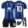 2324 Inter Mailand Heim Kinder Schüler Erwachsenen Anzug Trikots Team Uniformen Sammelbestellung Herren Damen Fußball Fan Version