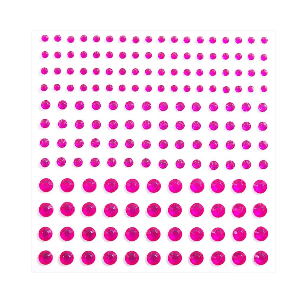 Color Acrylic Rhinestones Sticker for Eyes DIY Party Face Forehead Eyse Makeup Crystal Self-adhesive Tattoo Sticker Nail Sticker