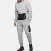 Under Armour Retro Color Block Pocket Fleece Hoodie Men Hoodies Gray 1359141-014