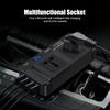 200 W Auto-Wechselrichter DC 12 V auf AC 110 V 220 V Modifizierter Sinus-Netzteil 4 USB-Schnellladebuchse Universelle US-/EU-Steckdose