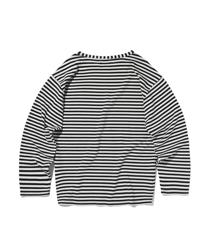 Seuweideu Basic Bold Stripe Long Sleeve [Black]