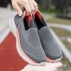 Couples Slip-on Casual Shoes Lightweight Flats Breathable Knitted Loafers Women Men Comfortable Daily Walking Shoes