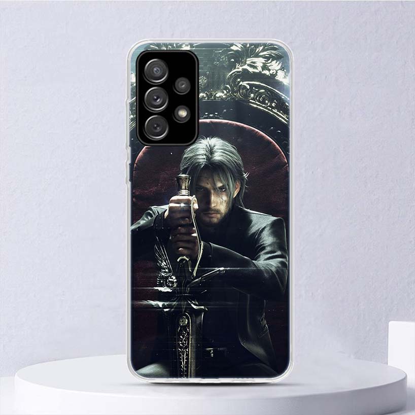 Final Fantasy Game Soft Case For Samsung Galaxy A15 A14 A13 A12 A55 A54 A53 A52 Phone Cover A35 A32 A33 A25 A23 A22 A05S A04S Ga