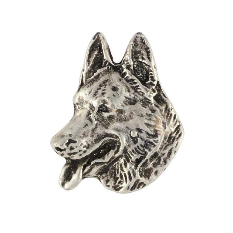 German Shepherd Dog, Alsatian Wolf Dog - Dog necklace, silver-plated pendant for the dog lover, subtle jewellery by Art-Dog